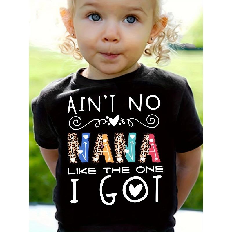 

European sizes There Is No Grandma Like Mine, Print Girls T-Shirt 164cm чорний