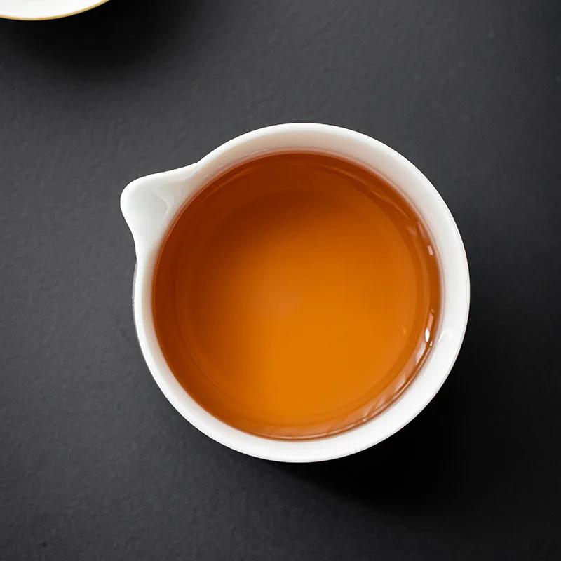 Japanese Style Ice Gray Smoky Gray Glaze Pitcher Small Household Ceramic Tea Pitcher Fair Cup Kung Fu Tea Set Mini Pitcher