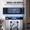 VEVOR Commercial Ice Cream Machine, 12 L/H Yield, 1295W Single Flavor Countertop Hard Serve Ice Cream Maker, 4.5L Stainless Steel Cylinder