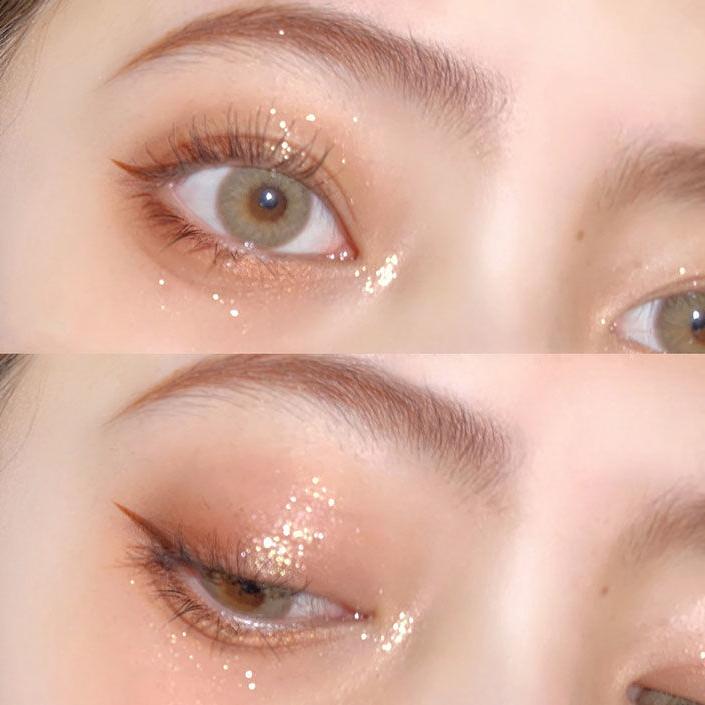 Palette di ombretti mini a 4 colori, finitura opaca e scintillante a lunga tenuta, ombretto altamente pigmentato per il trucco quotidiano degli occhi