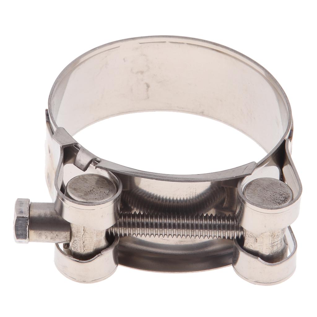 32-55mm Motorcycle Stainless Steel Exhaust Pipe Clamp Clip Heavy Duty Motorcycle Exhaust Clamp Clip For Slip-on Type Muffler