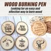 Jaysuing Burning Marker, Wooden Branding Coaster Cutting Board Hand DIY Design Burning Pyrograph Pen