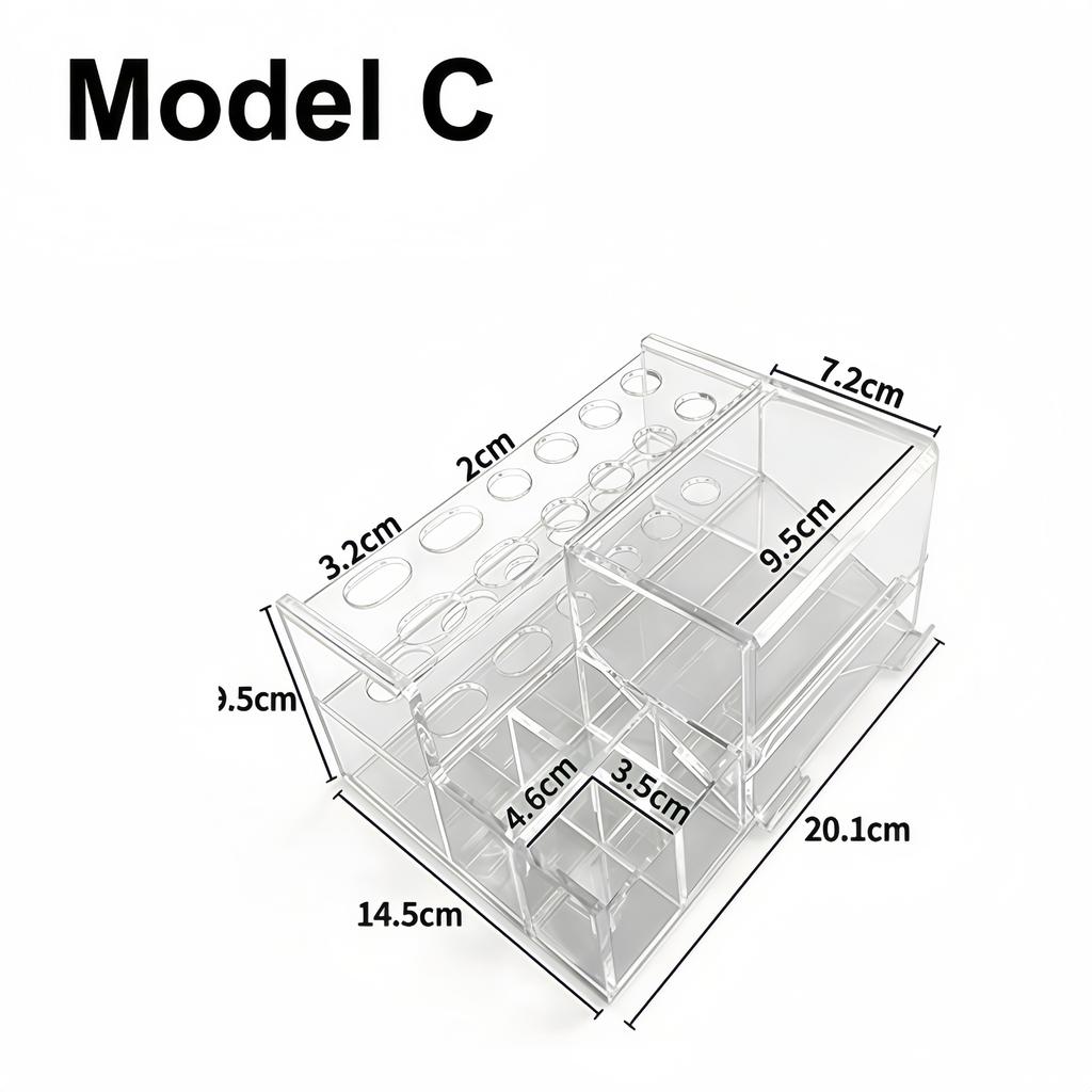 1Pcs Dental Aesthetics Resin Storage Box Adhesive Tool Holder Oral Multifunctional Storage Rack Small/Medium/Large Sizes