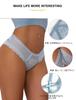 Lace Cute Sexy Plus Size Stylish [comeondear] Women's T-Back Panties, See-Through Panties, Low-Rise Underwear, Lingerie, Ribbon, Stress-Free