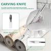 11pcs Wallpaper Smoothing Tool Kit Flexible Wall Paper Peel And Stick Tool With Seam Roller Tape Measure Scraper Wallpaper Tool