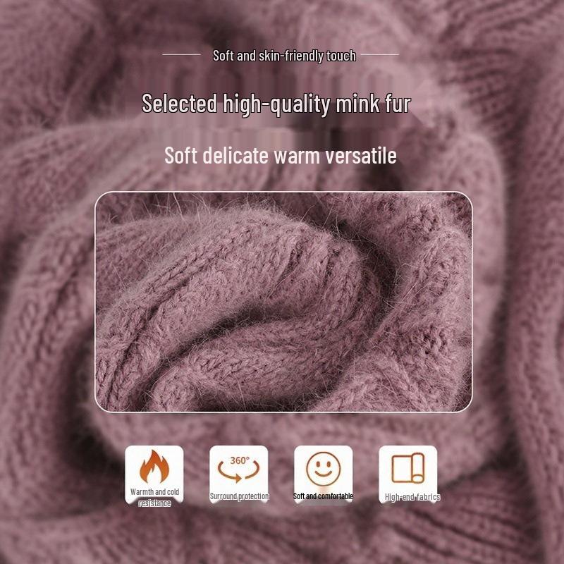 Căciulă rezistentă la vânt, căptușită cu fleece, cu protecție pentru urechi, pentru persoane de vârstă mijlocie și vârstnici - Caldă și elegantă pentru toamnă și iarnă