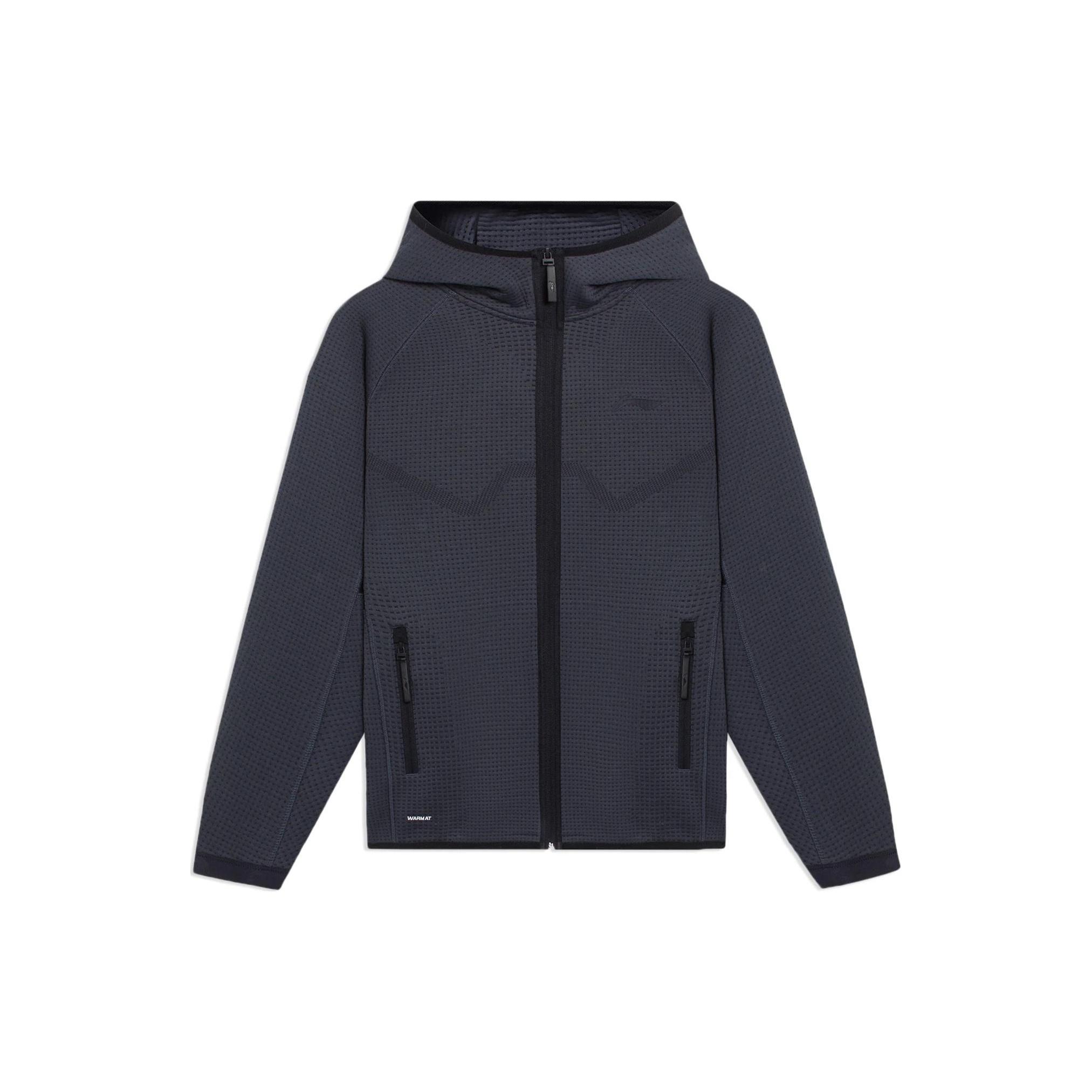 Li-Ning CBA Basketball Hooded Jacket  Dark Grey  Men s AWDSC13-1 M