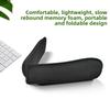 2Pcs/Set Comfortable Ergonomic Keyboard Wrist Rest Slow Rebound Wrist  Mat  Office Use