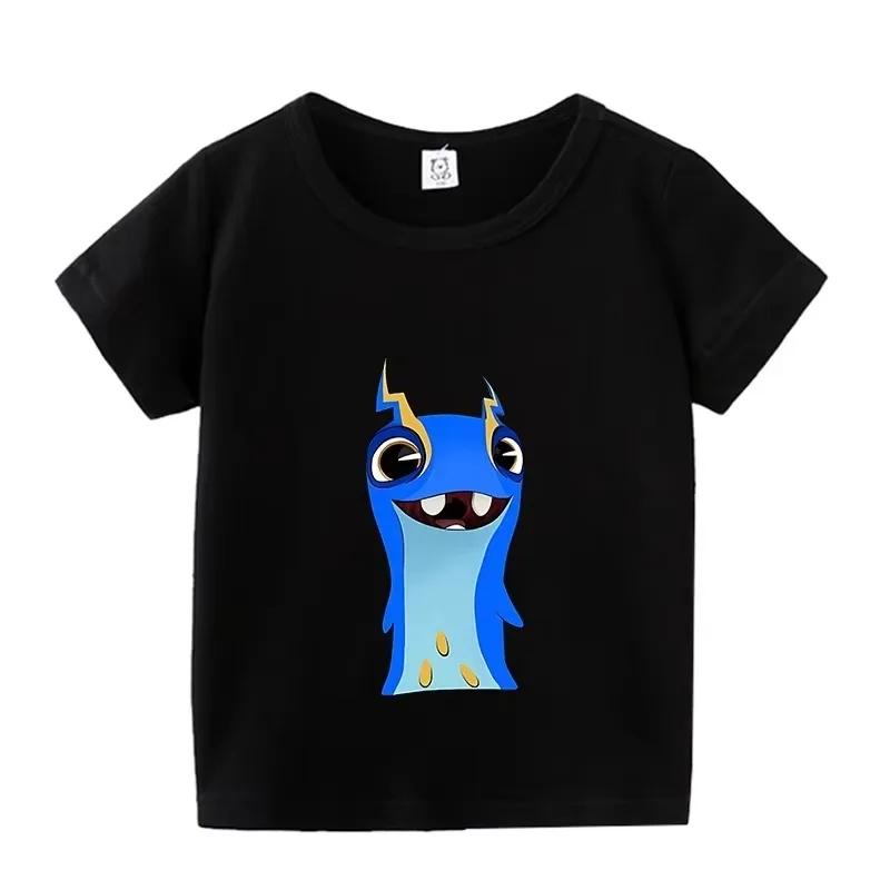 Cute Children T-shirt Cartoon Print Comfortable Casual Clothies Tops Kids