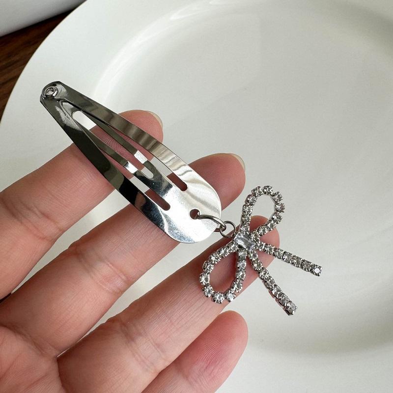 Y2K Korean White Pearl Bowknot Hairpin Hair Clips for Women Girl Elegant  Fashion Geometric Hair Barrettes Hair Accessories