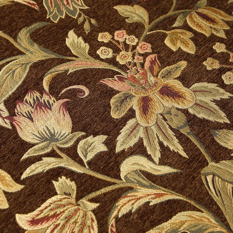 American Sofa Cover Retro High-grade Chenille Sofa Cushion European Home Decor Living Room Luxury Embroidery Antislip Sofa Cover