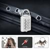 8 Digit Combination Outdoor Button Waterproof Fixed Random Code Padlock Zinc Alloy Luggage Travel Smart Lock With Key Anti Theft