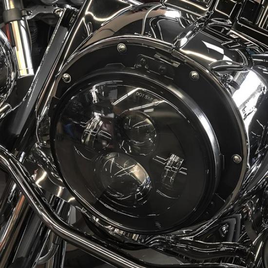 7" Round Headlight Mounting Brackets Replacement for 07-18 Jeep Wrangler JK