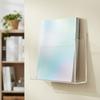 Clear Acrylic Magazine Wall Holder Space Saving Organizers for Books and Documents