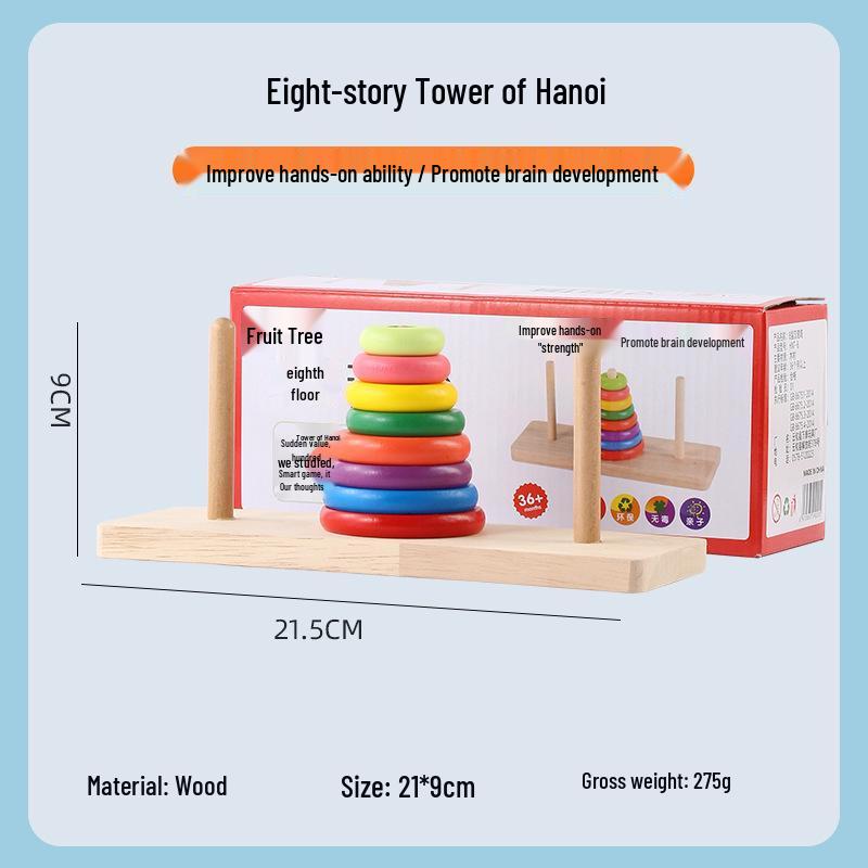 Wooden Fruit Beads Educational Toy for Kids: Hand-Eye Coordination & Montessori Learning