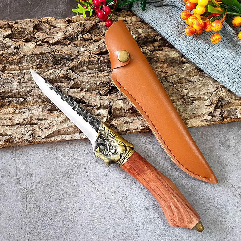 Ručně kovaný kuchyňský nůž Kuchařský nůž Sashimi Nože Sekáček na maso Krájení Řeznický nůž Nůž na ovoce Nástroje na vaření