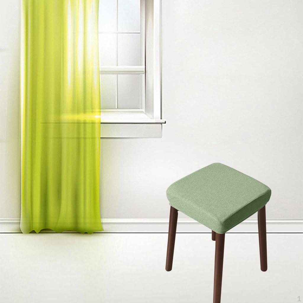 Color Stretch Polyester Toilet Stool Cover Wrinkle Washable Dustproof Bar