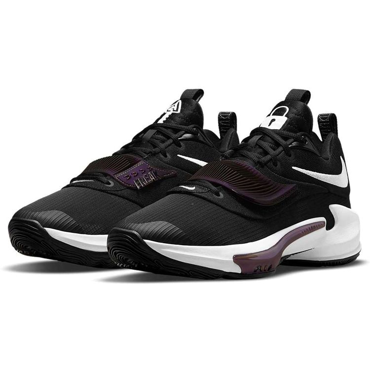 Nike Zoom Freak 3 EP Project 34 Unisex Sneakers Black Light-Photo-Blue White DA0695-001