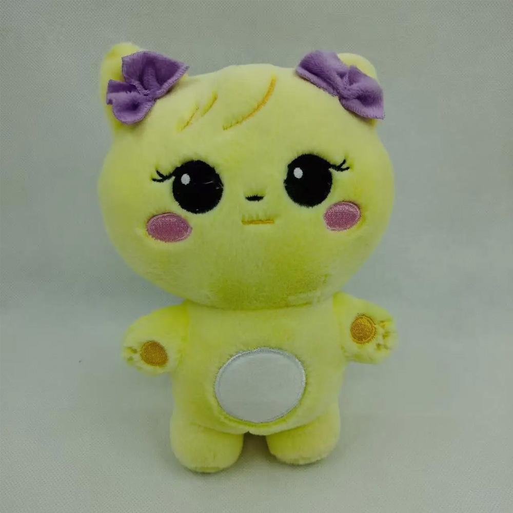 20cm Pink Character Plush Doll BORN PINK World Tour Official Plushies Jennie Lisa Rose Jisoo Kawaii Stuffed Animals