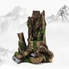Resin Aquarium Fish Hiding Cave Multifunction Decoration for Fish Tank Background Landscaping Reptiles Hideout Tree Trunk Decor