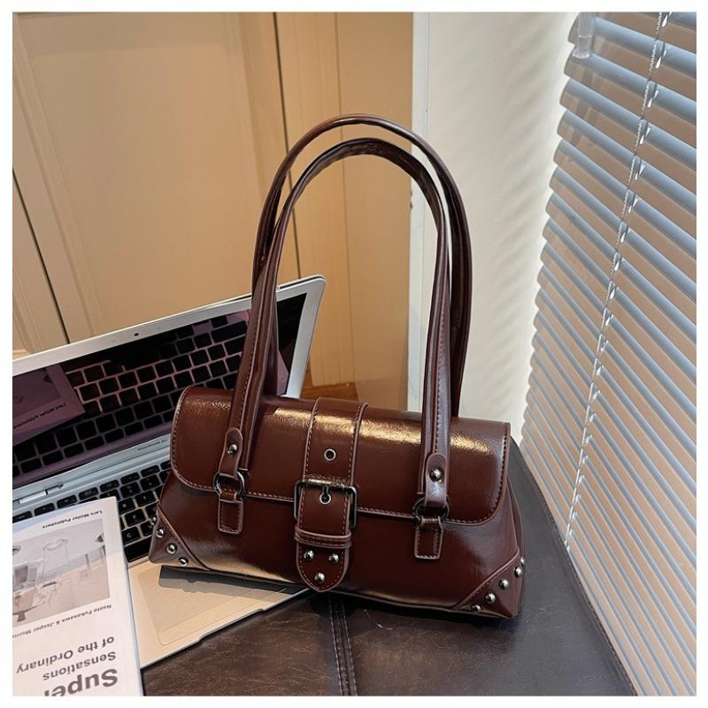 Large-capacity Retro Bag Women's Autumn and Winter Versatile New Niche Shoulder Underarm Bag Work Commuter Bag