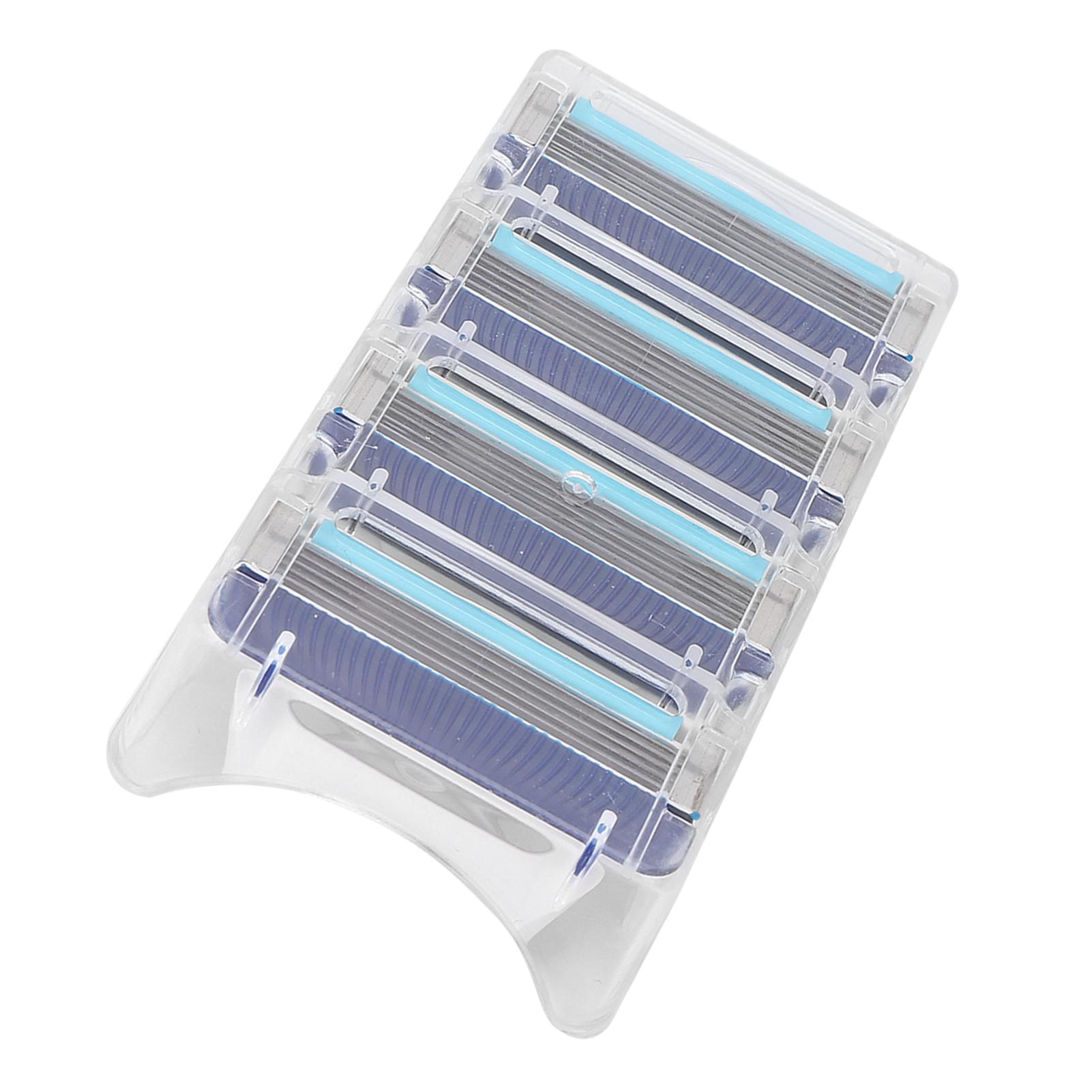 

4pcs Razors Blades Male Retro Compatible 5 Layered Razors Blades Refills for Men