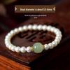 Elegant Sky Blue Hetian Jade & Pearl Beaded Charm Bracelet for Women - Best Friend Gift