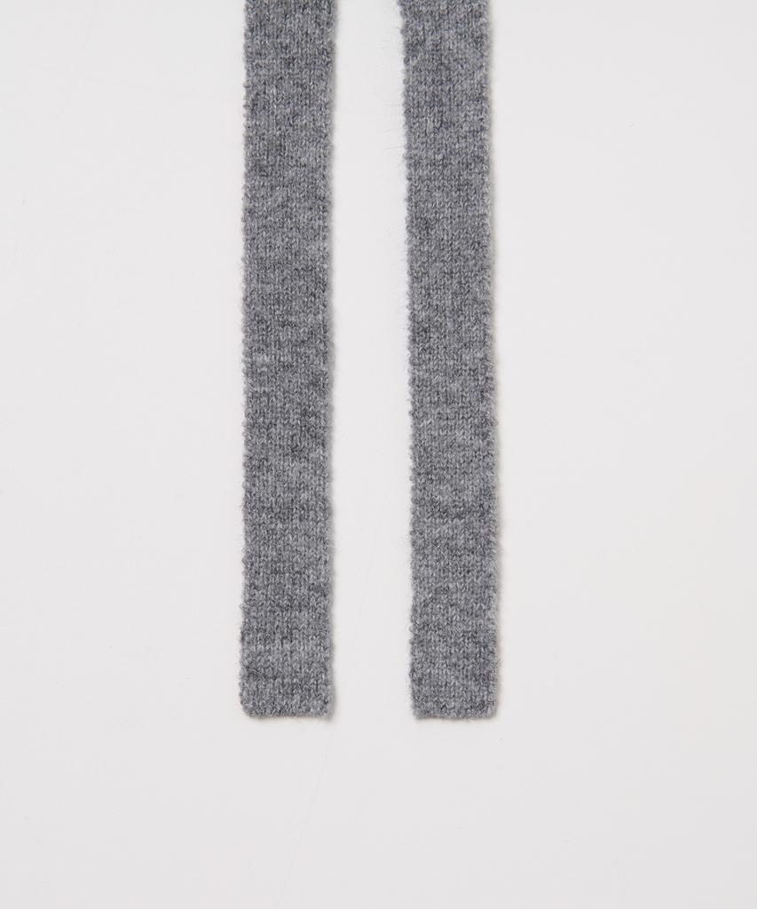 MUSINSA STANDARD WOMAN Women'S Knit Tie Bonnet [Medium Grey]