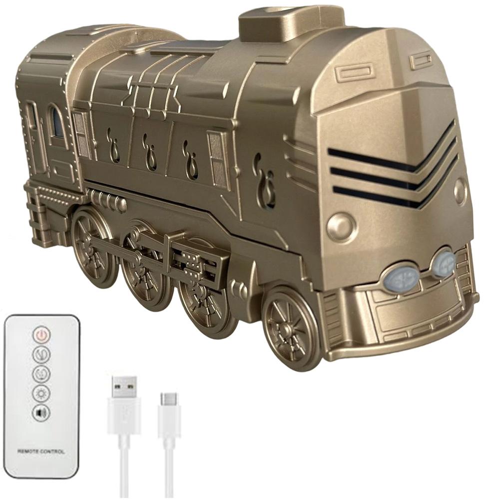 USB Steam Train Essential Oil Diffuser Humidifier With Remote Control DC5V2A Train Aroma Diffuser 300ml Constant/intermittent