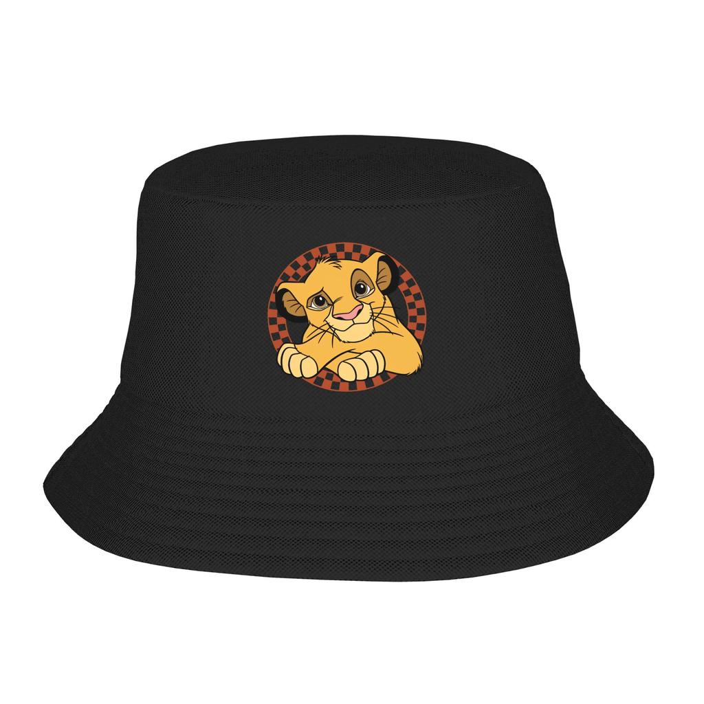 Unisex The Lion King Bucket Hat Breathable Fisherman Hats Summer Korean Beach Travel Caps Harajuku Design Visor Hat