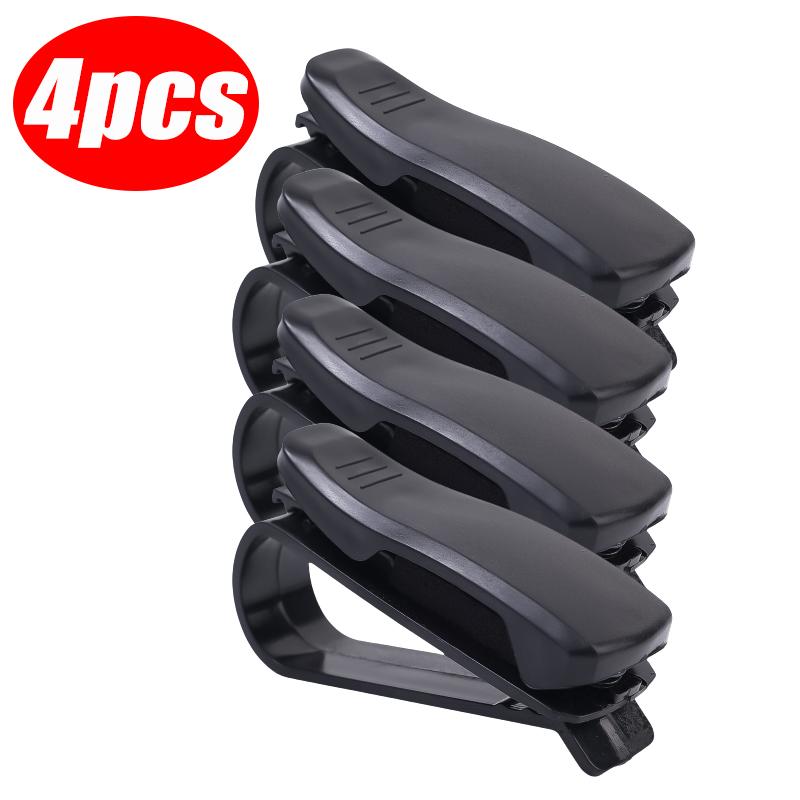 1-5 STÜCKE Universal Auto Sonnenblende Brillen Auto Zubehör Box Sonnenbrillen Clip Karten Ticket Halter Ständer Befestigung Hülle Brillen