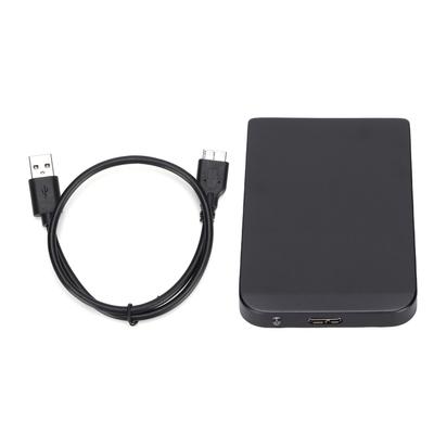 Hard Drive Enclosure 2.5in USB3.0 SATA High Speed 5Gbps Tool Free Portable Stable SSD Enclosure for