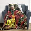 1pc Joker Flannel Throw Blanket Lightweight Soft Warm All Season Blanket for Sofa, Bed, Travel,L1028036