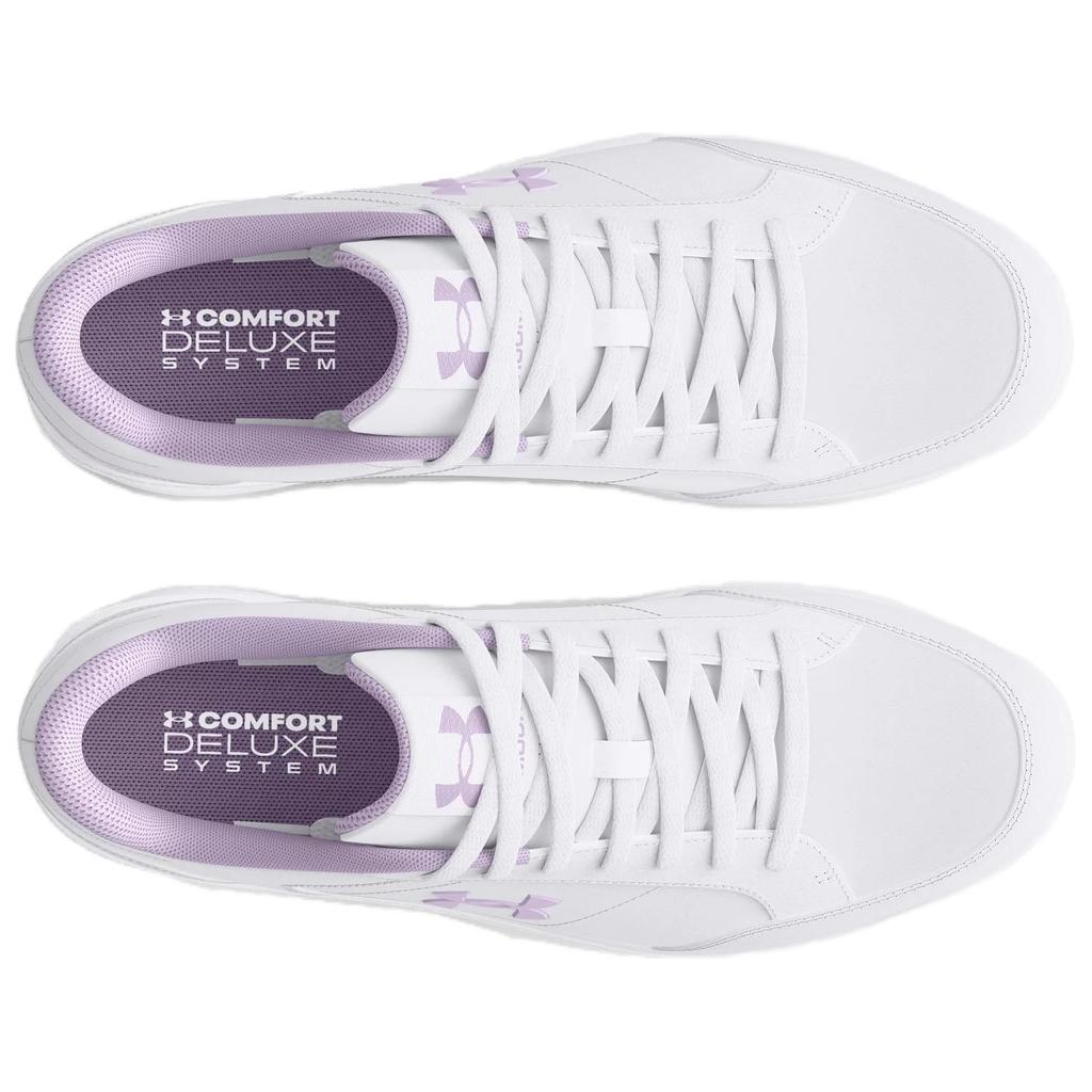 Under Armour Official Trendy Low-Top Sneakers Women sneakers White Purple 3028487-103