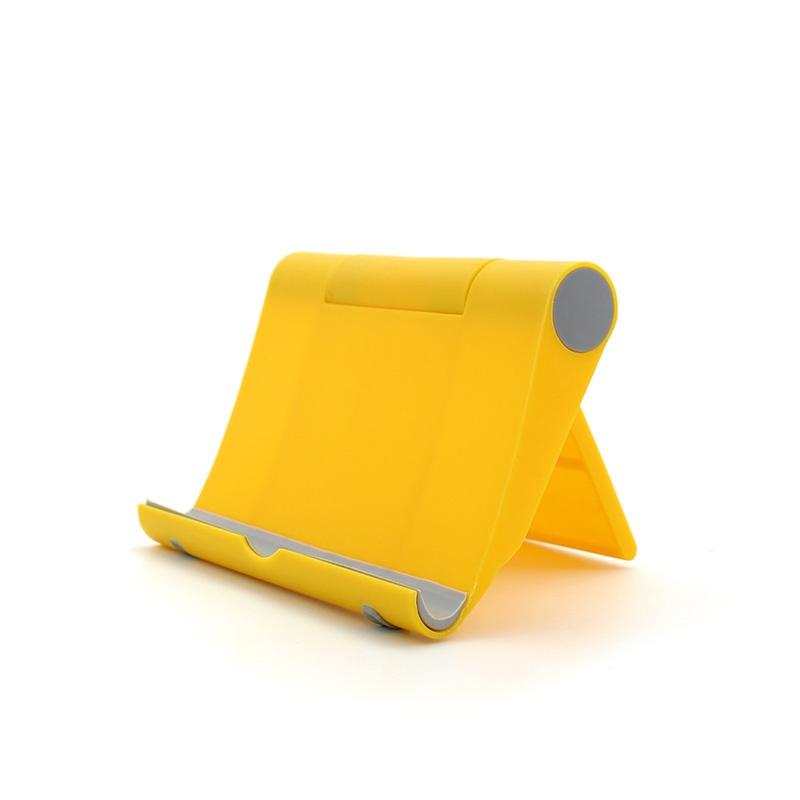 

Универсальный складной настольный держатель для сотового телефона, подставка для Samsung Xiaomi, док-станции для мобильных телефонов iPhone, подставки для планшетов, крепления жёлтый