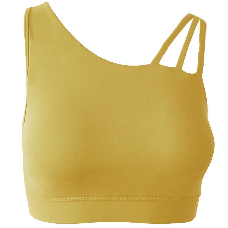 Women's Fixed Cup Straps Yoga Camisole - Padded Sports Top for Outdoor Pilates and Fitness