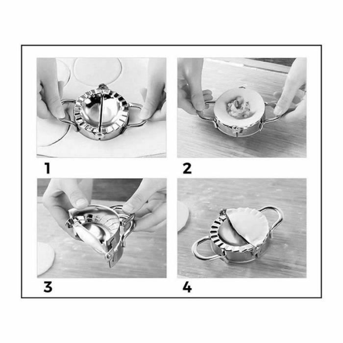 Moule pâtés en croûte - quttin - 9,5 cm - acier inoxydable - argenté - contemporain