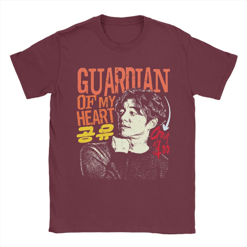 Funny Guardian of My Heart Gong Yoo  T Shirt Men Round Neck Short Sleeve Tops Shirts  Cotton Summer TopsTops