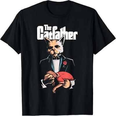 Grappig De Kattenvader Schattig Nieuwigheid Filmparodie T-shirt