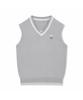 (M) V Neck Jacquard Logo Vest G4Wam26101Gyx