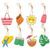 Summer Party Beach Venue Paper Hanging Decorations For Events Birthday Prop