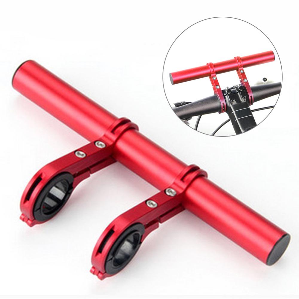 Aluminum Alloy Bicycle Handlebar Bracket Double Clamp 20cm Handlebar Extension Mount Multifunction Bike Handlebar Extender
