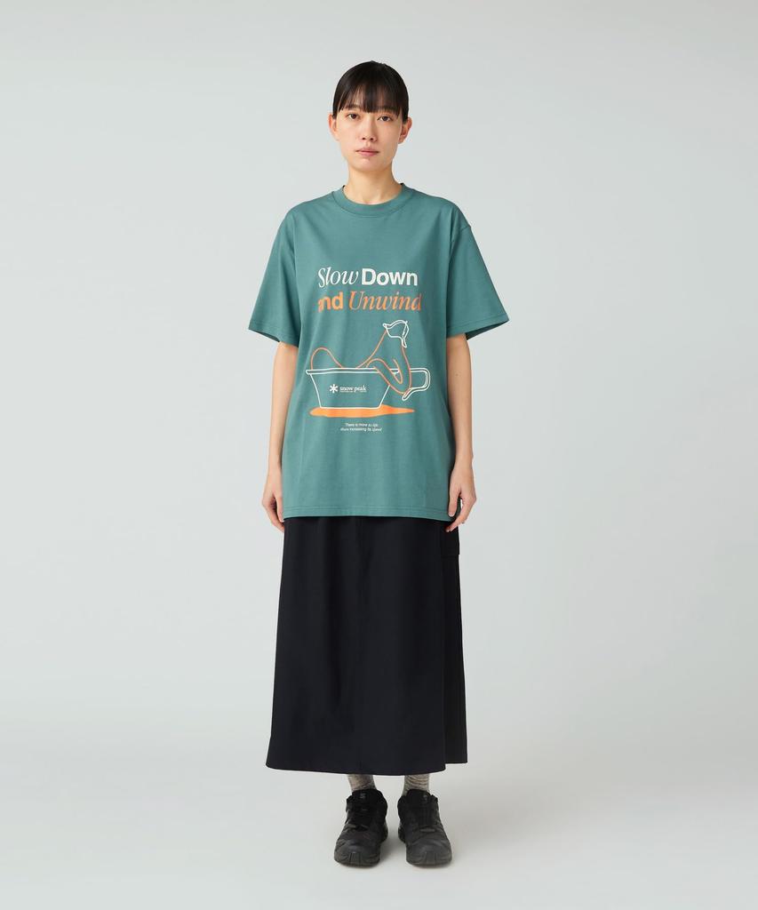 Snow Peak Stretch Skirt Black 2 Water-Repellent SK-25AW002 Women's