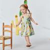 minibala Girls' Linen-Cotton Blend Summer Dress