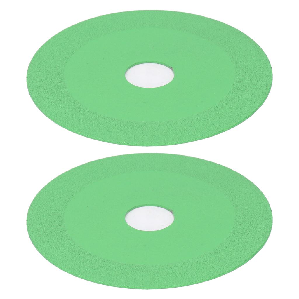 2 Sets Cutting Saw Blade for 100mm Angle Grinder High Hardness Heat Resistant Adamantine Saw Blade for Ceramic Glass