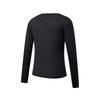 Saucony Running Training Soft Stretch Round Neck Long Sleeve T-Shirt Women tops Black SC1240031A-BK01