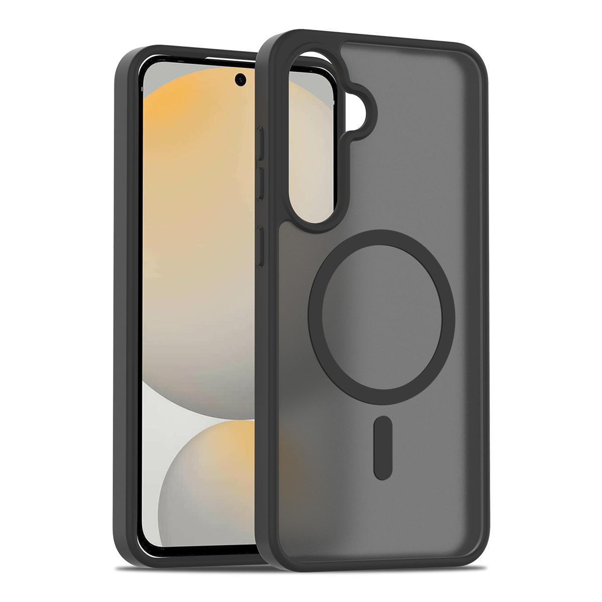 

Matte Phone Case for Magsafe Mag Safe Samsung Galaxy S26 Plus S25 Edge S24 Fe S23 Ultra S22 A15 A16 A17 A26 A35 A36 A37 A55 A57 Magnetic Phone Cover Samsung Galaxy S23 чёрный