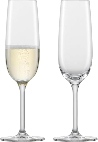 Zwiesel Champagne Glasses for You, for Champagne and Sparkling Wine, Pair of 2, Machine-Made, M121872