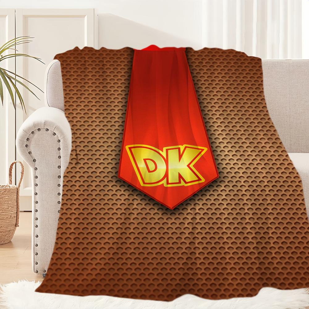 Gioco D-Donkey K-Kong Bananza Coperta Coperta per Divano Divano Viaggio Casa Pic-nic Coperta in Flanella regalo di compleanno Calda Confortevole