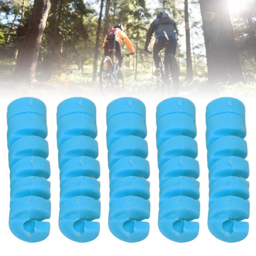 10PCS Anti-Friction Brake Cable Protective Sleeve Bicycle Brake Line Pipe Guard  Bike Maintenance